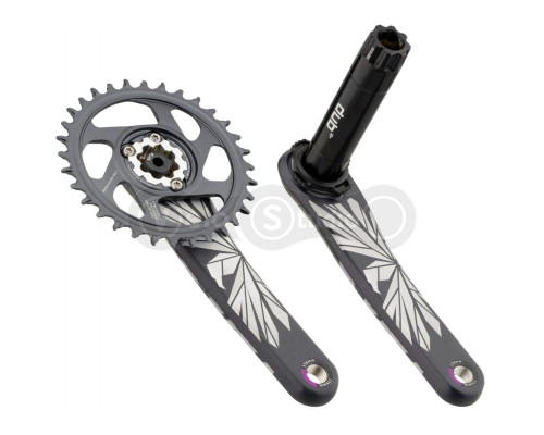 Шатуны Sram X01 Eagle SuperBoost+ DUB 175 мм DM 32T X-Sync 2 Lunar