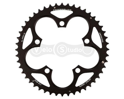 Зірка Sram POWERGLIDE CRING ROAD 46T 10S 110 AL4BLK S-PIN BB30