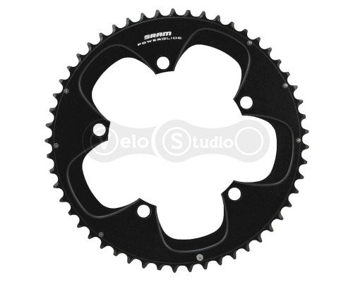 Зірка Sram POWERGLIDE CRING ROAD Red 10S 53T HB 130 AL4 BLK