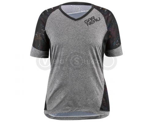 Футболка Garneau Struck жіноча чорно-сіра M