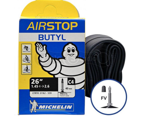 Камера Michelin Butil C4 26 1.45-2.6 Presta 40 мм