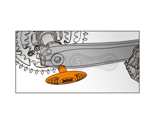 Ключ Ice Toolz 04T1 для заглушки шатунів Shimano Hollowtech II