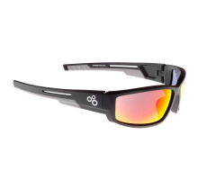 Очки Onride Point чёрные матовые UV400 линзы Revo Red (17%)