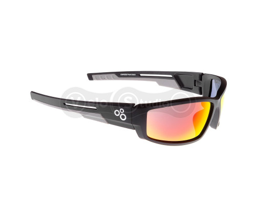 Очки Onride Point чёрные матовые UV400 линзы Revo Red (17%)