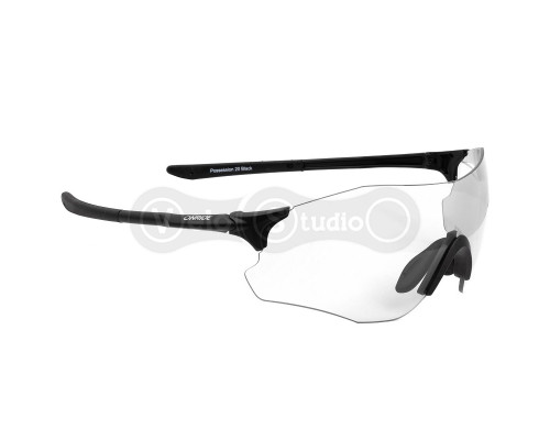Окуляри Onride Possession 20 чорні матові UV400 лінзи Clear (100%)