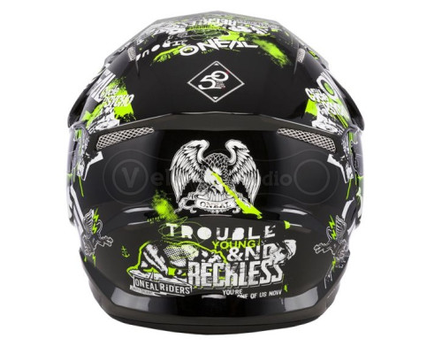 Шлем ONeal 3SRS Helmet Attack 2.0 Black/Neon L (59/60 см)
