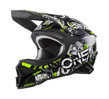 Шолом ONeal 3SRS Helmet Attack 2.0 Black/Neon L (59/60 см)