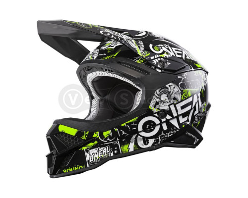 Шлем ONeal 3SRS Helmet Attack 2.0 Black/Neon L (59/60 см)