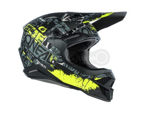 Шлем ONeal 3SRS Helmet Ride Black/Neon M (57/58 см)