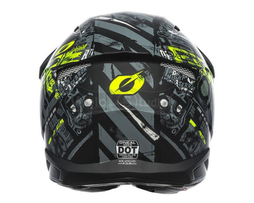 Шлем ONeal 3SRS Helmet Ride Black/Neon M (57/58 см)