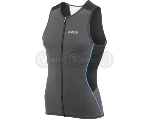 Топ Garneau TRI Comp SL черно-серый L