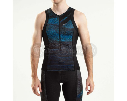 Топ Garneau TRI Comp SL черно-серый S