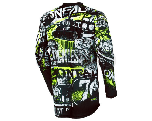 Вело джерси O`Neal Element Jersey Attack Black Neon размер M