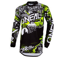 Вело джерси O`Neal Element Jersey Attack Black Neon размер M