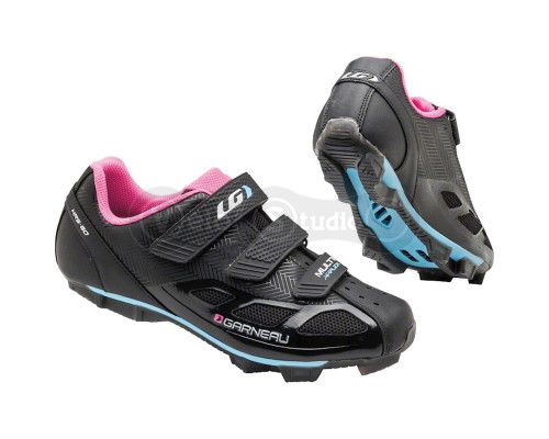 Вело взуття Garneau Multi Air Flex жіноча чорна/рожева EU 36