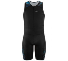 Велокостюм Garneau Vent Tri Suit черный-синий M