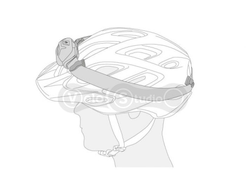 Крепеж Petzl Uni Adapt фонаря на шлем универсальный