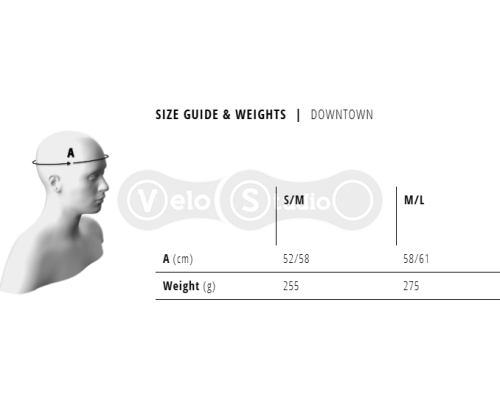 Вело шолом MET Downtown Black Glossy S/M (52-58 см)