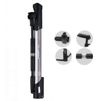 Насос GIYO GM-641 алюминиевый c шлангом и манометром 140 psi