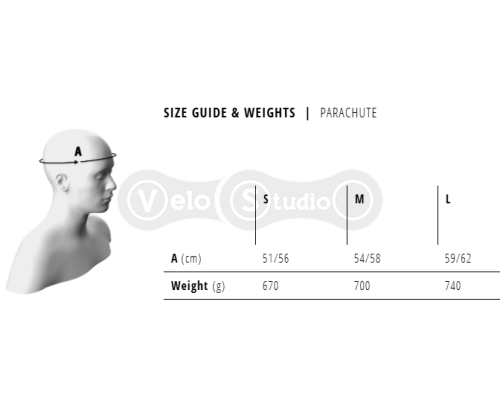 Вело шолом MET Parachute Black Matt M (54-58 см)