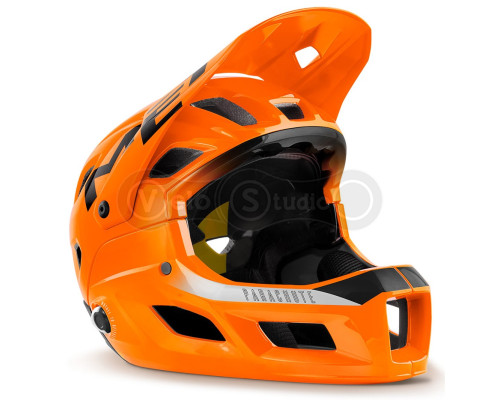 Вело шолом MET Parachute MCR (Mips) Orange Black Glossy M (56-58cm)