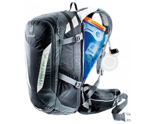 Рюкзак Deuter Compact EXP 12 черный с серым