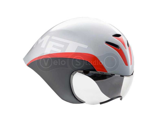 Шолом MET Drone white/black/red 59-62 см