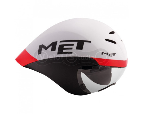 Шолом MET Drone white/black/red 59-62 см