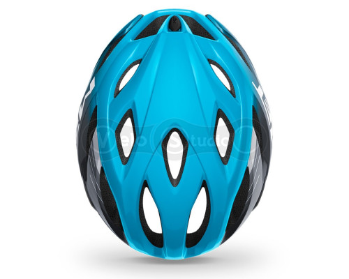 Шолом MET Idolo Cyan/Black Glossy XL