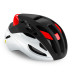 Шолом MET Rivale Mips Black White Red / Matt Glossy L