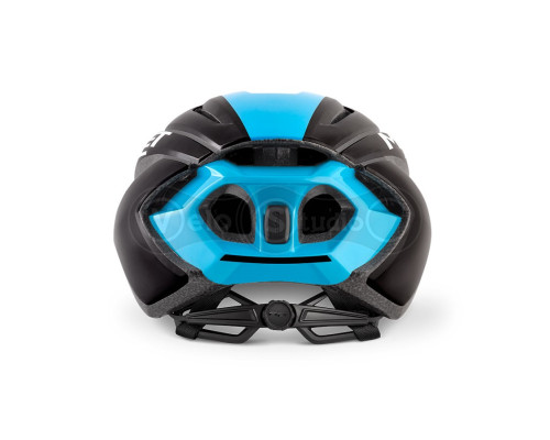 Шлем MET Strale Black/Cyan Panel Glossy M