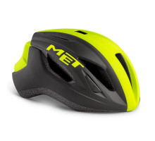Шолом MET Strale Black Fluo Yellow Panel Matt M