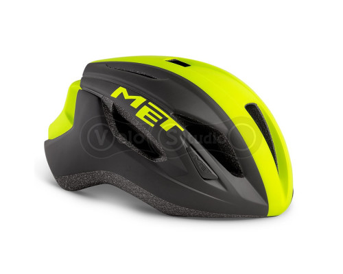 Шлем MET Strale Black Fluo Yellow Panel Matt M