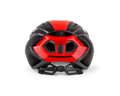 Шолом MET Strale Black Red Panel Glossy M