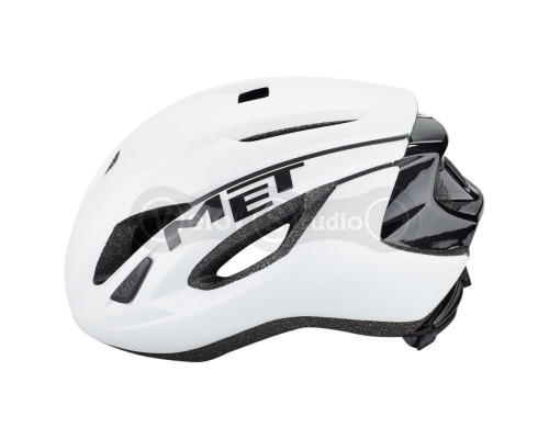Шлем MET Strale White Black Matt Glossy M