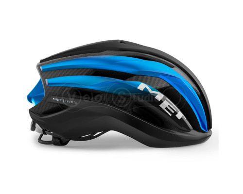 Шлем MET Trenta 3K Carbon Black Blue Matt Glossy L