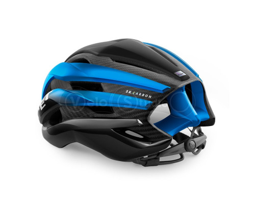 Шлем MET Trenta 3K Carbon Black Blue Matt Glossy L