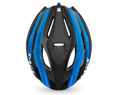 Шлем MET Trenta 3K Carbon Black Blue Matt Glossy L