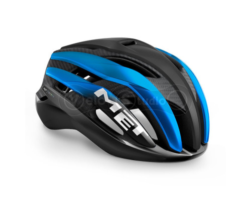 Шлем MET Trenta 3K Carbon Black Blue Matt Glossy L