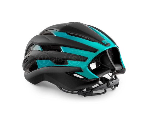 Шолом MET Trenta Black Shaded Green Matt Glossy M