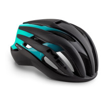 Шолом MET Trenta Black Shaded Green Matt Glossy M