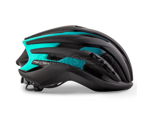 Шолом MET Trenta Black Shaded Green Matt Glossy M