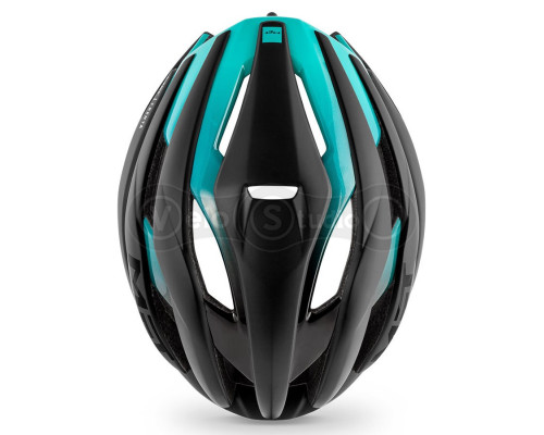 Шолом MET Trenta Black Shaded Green Matt Glossy M