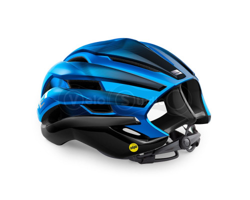 Шолом MET Trenta Mips Black Blue Metallic Matt Glossy S