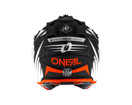 Шолом O`Neal 2SRS Helmet Spyde 2.0 Black/White/Orange L (59/60 см)