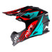 Шолом O`Neal 2SRS Helmet Spyde 2.0 Black/Teal/Red L (59/60 см)