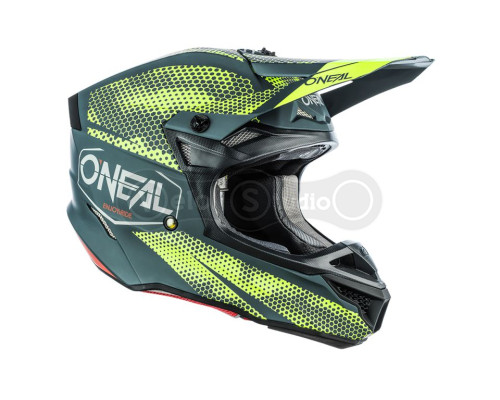 Шолом O`Neal 5SRS Polyacrylite Helmet Covert Charcoal/Neon Yellow L (59/60 см)