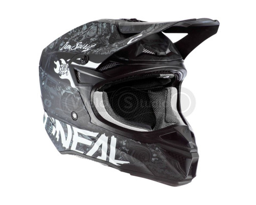 Шолом O`Neal 5SRS Polyacrylite Helmet HR Black/White L (59/60 см)