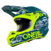 Шлем O`Neal 5SRS Polyacrylite Helmet HR Blue/Neon Yellow L (59/60 см)