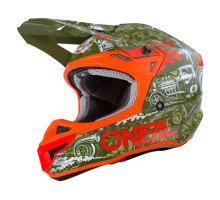 Шолом O`Neal 5SRS Polyacrylite Helmet HR Green/Orange L (59/60 см)